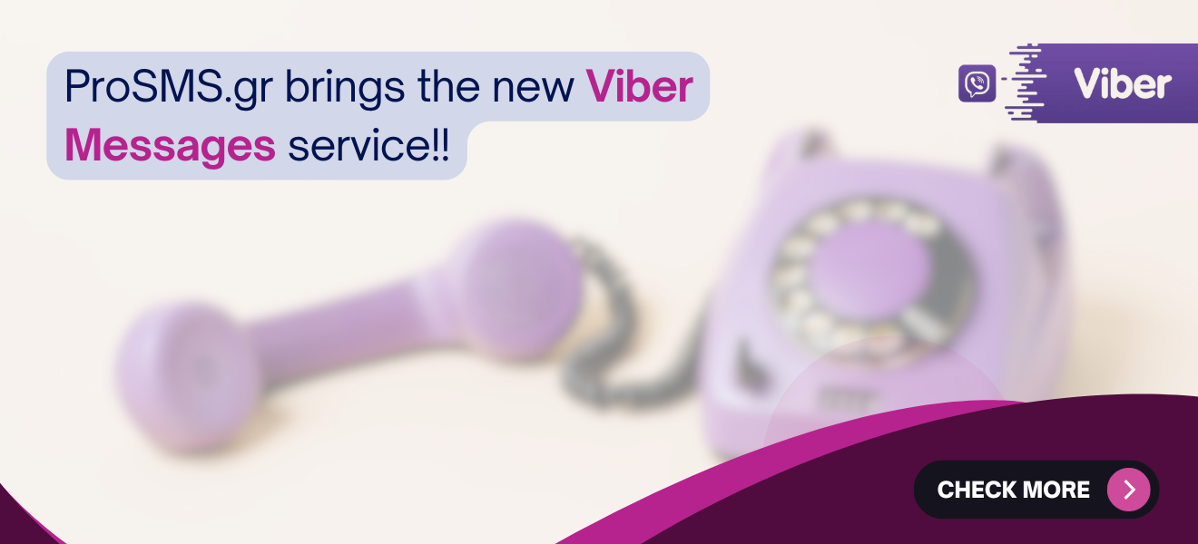 Viber is now available by ProSMS.gr